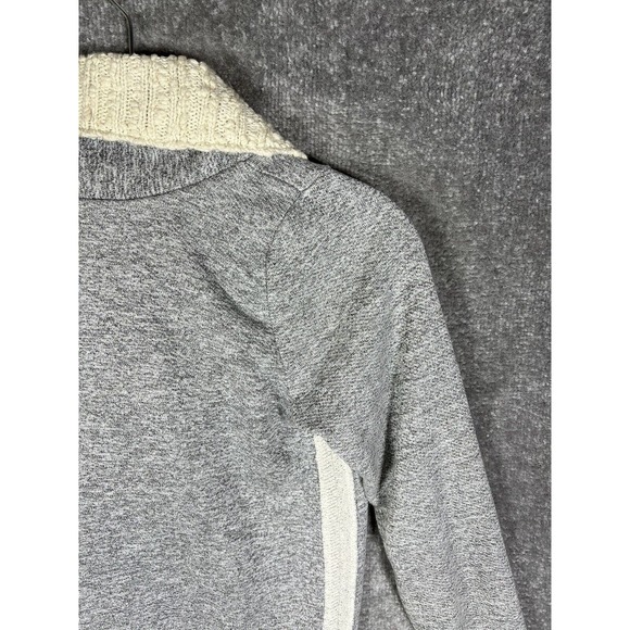 Dolan T-Shirt Knit Cowl Neck Asymmetrical Full Zip‎ Crop Sweater Womens XS Gray - Picture 9 of 16